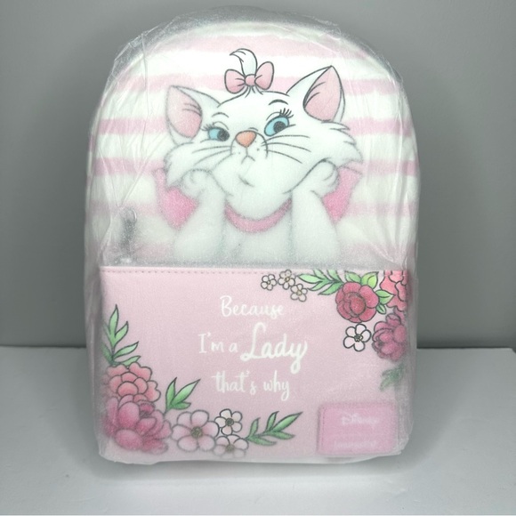 Loungefly Disney Aristocats Marie Because I’m a Lady Backpack - Picture 5 of 6